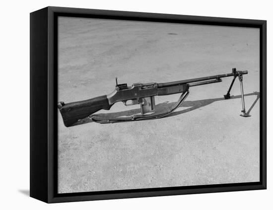 Side View of Browning Automatic Rifle-Myron Davis-Framed Premier Image Canvas
