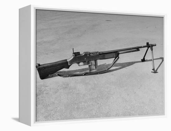 Side View of Browning Automatic Rifle-Myron Davis-Framed Premier Image Canvas