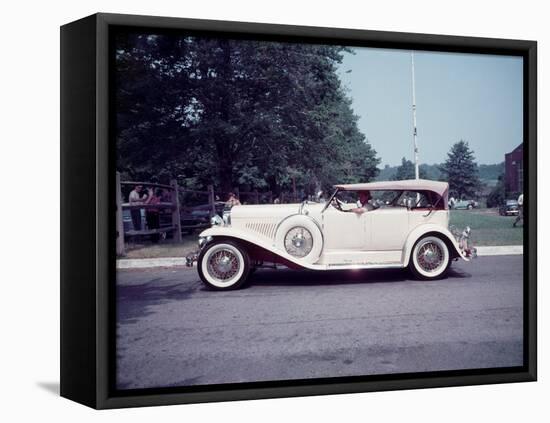 Side View of Classic 1930 Dusenberg Phaeton-Peter Stackpole-Framed Premier Image Canvas