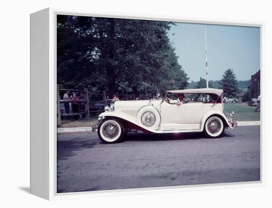 Side View of Classic 1930 Dusenberg Phaeton-Peter Stackpole-Framed Premier Image Canvas