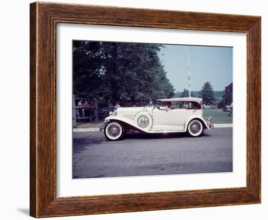 Side View of Classic 1930 Dusenberg Phaeton-Peter Stackpole-Framed Photographic Print