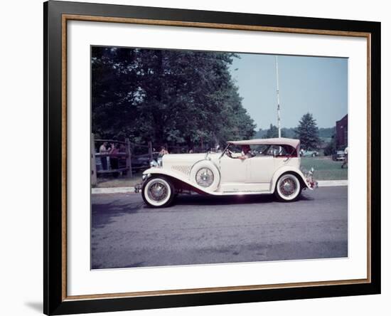 Side View of Classic 1930 Dusenberg Phaeton-Peter Stackpole-Framed Photographic Print