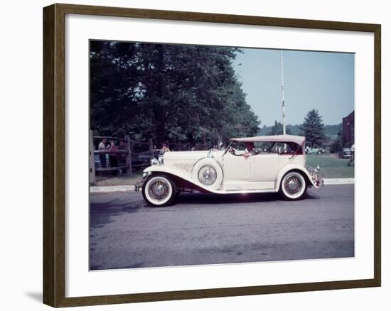 Side View of Classic 1930 Dusenberg Phaeton-Peter Stackpole-Framed Photographic Print