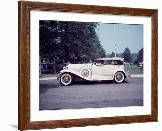 Side View of Classic 1930 Dusenberg Phaeton-Peter Stackpole-Framed Photographic Print