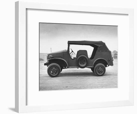 Side View of Command Car-null-Framed Photographic Print