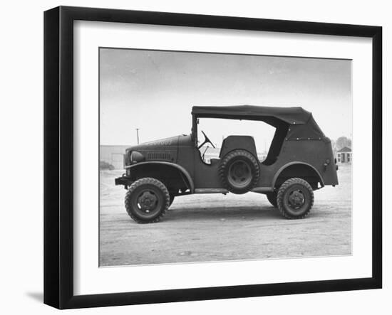 Side View of Command Car-null-Framed Photographic Print