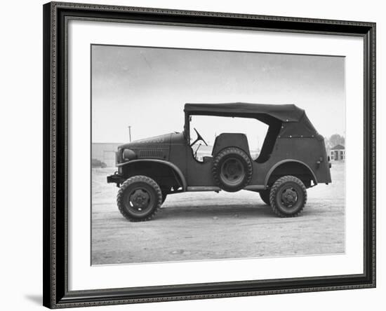 Side View of Command Car-null-Framed Photographic Print