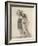 Side View of Dancers Posing Against White Wall-null-Framed Photo