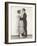 Side View of Romantic Couple Embracing-null-Framed Photo