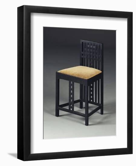 Sidechair, C.1905/10-Charles Rennie Mackintosh-Framed Giclee Print