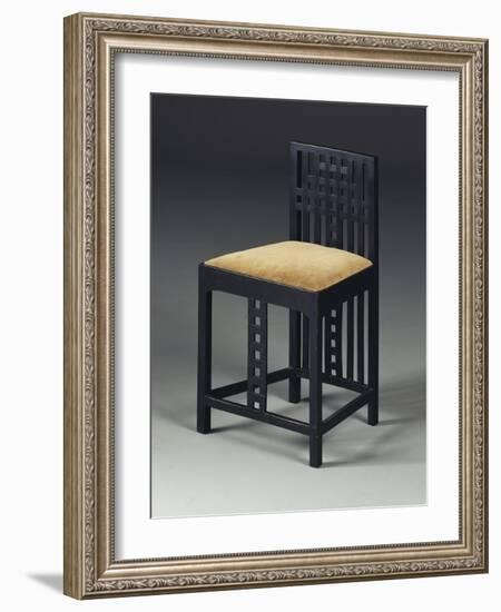 Sidechair, C.1905/10-Charles Rennie Mackintosh-Framed Giclee Print