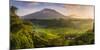 Sidemen valley, Rendang, Karangasem Regency, Bali, Indonesia. Paddy fields with Gunung Agung (Mt Ag-Marco Bottigelli-Mounted Photographic Print