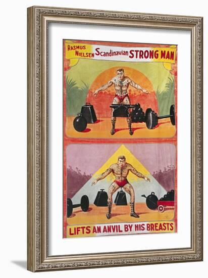 Sideshow Poster, C1945-Nieman Eisman-Framed Giclee Print