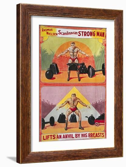 Sideshow Poster, C1945-Nieman Eisman-Framed Giclee Print