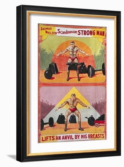 Sideshow Poster, C1945-Nieman Eisman-Framed Giclee Print