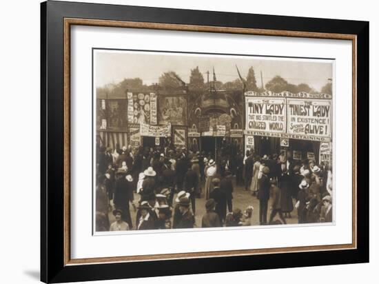 Sideshows at Hull Fair-null-Framed Art Print