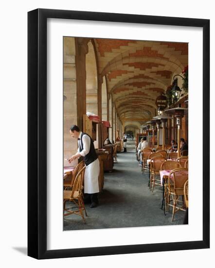 Sidewalk Cafe in the Marais, Paris, France-Lisa S^ Engelbrecht-Framed Photographic Print