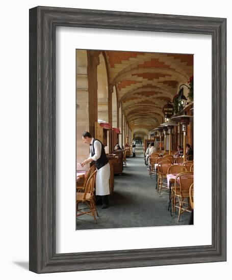 Sidewalk Cafe in the Marais, Paris, France-Lisa S^ Engelbrecht-Framed Photographic Print