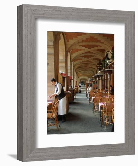 Sidewalk Cafe in the Marais, Paris, France-Lisa S^ Engelbrecht-Framed Photographic Print