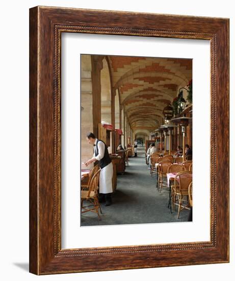 Sidewalk Cafe in the Marais, Paris, France-Lisa S^ Engelbrecht-Framed Photographic Print