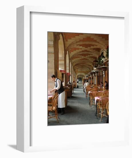 Sidewalk Cafe in the Marais, Paris, France-Lisa S^ Engelbrecht-Framed Photographic Print