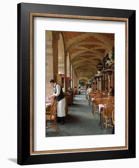 Sidewalk Cafe in the Marais, Paris, France-Lisa S^ Engelbrecht-Framed Photographic Print