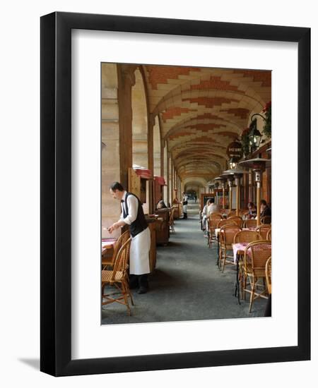 Sidewalk Cafe in the Marais, Paris, France-Lisa S^ Engelbrecht-Framed Photographic Print