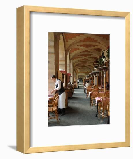 Sidewalk Cafe in the Marais, Paris, France-Lisa S^ Engelbrecht-Framed Photographic Print