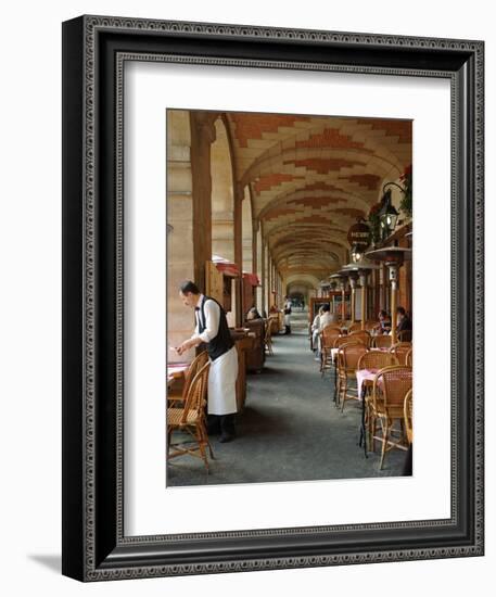 Sidewalk Cafe in the Marais, Paris, France-Lisa S^ Engelbrecht-Framed Photographic Print