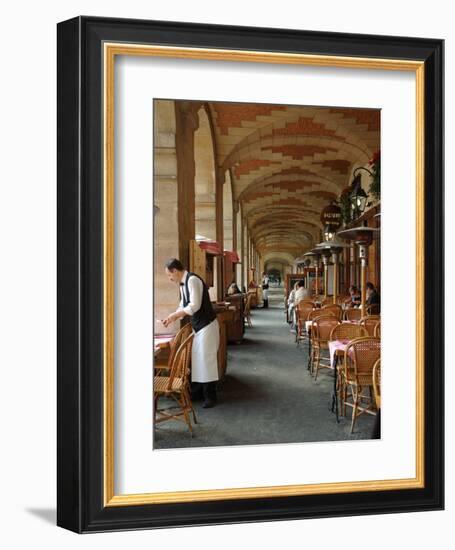 Sidewalk Cafe in the Marais, Paris, France-Lisa S^ Engelbrecht-Framed Photographic Print