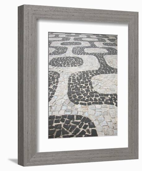 Sidewalk Ipanema-felvas-Framed Photographic Print