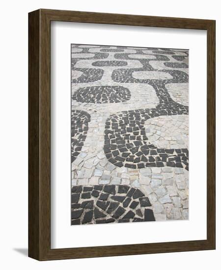 Sidewalk Ipanema-felvas-Framed Photographic Print