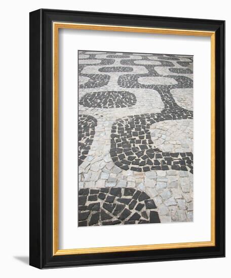 Sidewalk Ipanema-felvas-Framed Photographic Print