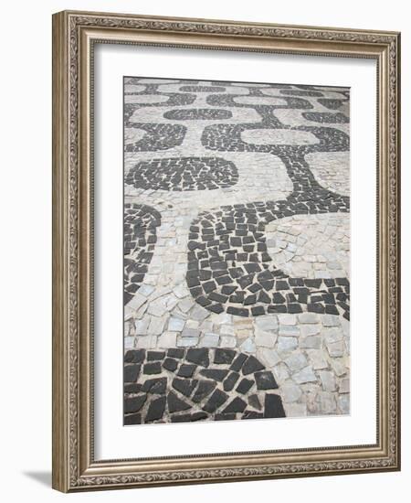 Sidewalk Ipanema-felvas-Framed Photographic Print