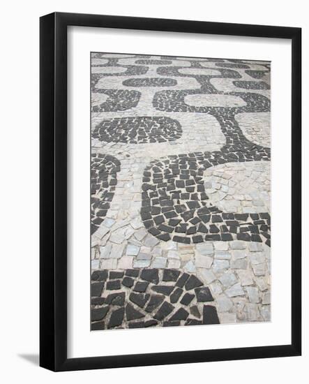 Sidewalk Ipanema-felvas-Framed Photographic Print