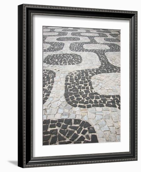 Sidewalk Ipanema-felvas-Framed Photographic Print