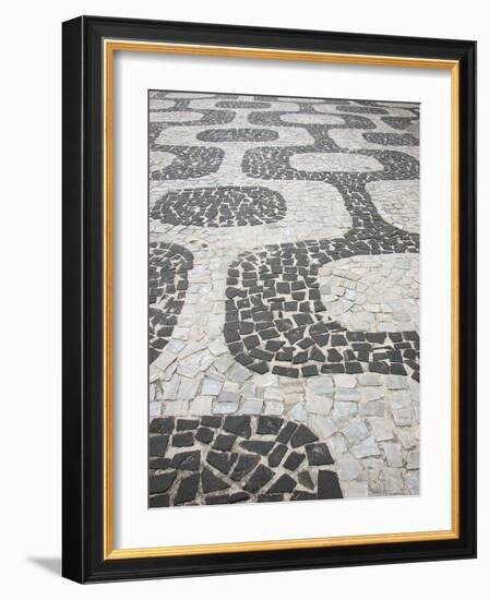 Sidewalk Ipanema-felvas-Framed Photographic Print