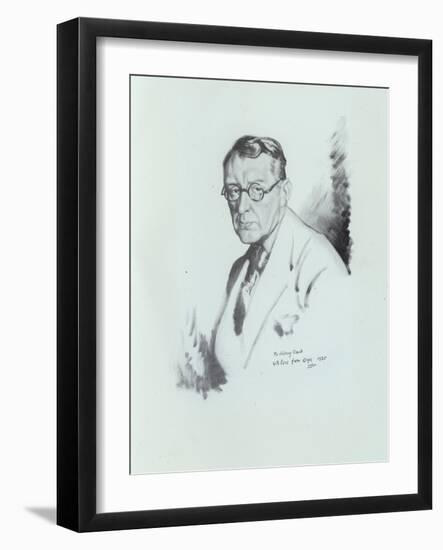 Sidney Dark, English Writer, 1925-Sir William Orpen-Framed Giclee Print