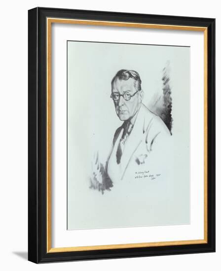 Sidney Dark, English Writer, 1925-Sir William Orpen-Framed Giclee Print