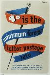 4D Is the Minimum Foreign Letter Postage Rate-Sidney Graham-Framed Stretched Canvas