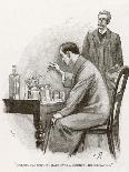 Illustration of the Death of Sherlock Holmes-Sidney Paget-Giclee Print