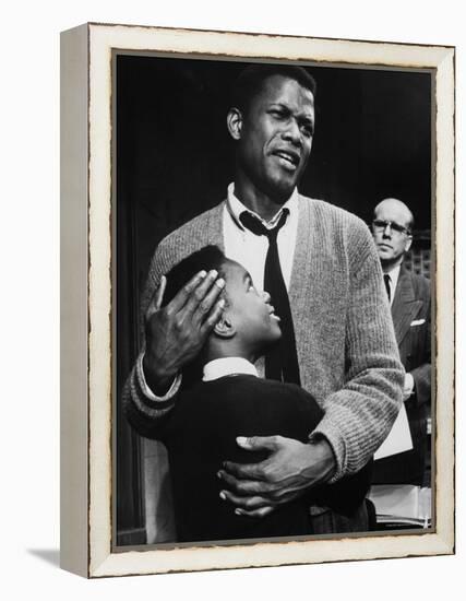 Sidney Poitier in Scene from A Raisin in the Sun-Gordon Parks-Framed Premier Image Canvas