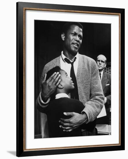 Sidney Poitier in Scene from A Raisin in the Sun-Gordon Parks-Framed Premium Photographic Print