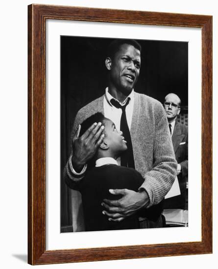 Sidney Poitier in Scene from A Raisin in the Sun-Gordon Parks-Framed Premium Photographic Print