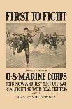 Rally 'Round the Flag with the United States Marines-Sidney Riesenberg-Art Print