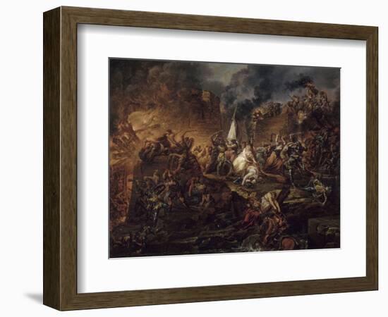 Siège de Beauvais en 1472-François Louis Joseph Watteau-Framed Giclee Print