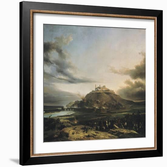 Siège de Lerida par le général Suchet, le 14 mai 1810-Jean Charles Joseph Remond-Framed Giclee Print