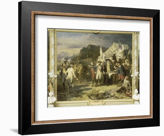 Siège de Yorktown, en octobre 1781-Louis Charles Auguste Couder-Framed Giclee Print