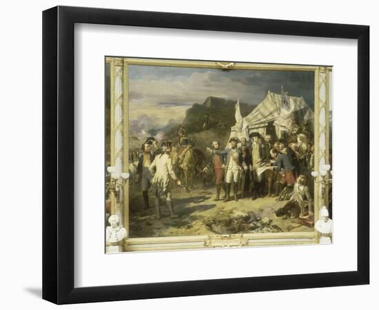 Siège de Yorktown, en octobre 1781-Louis Charles Auguste Couder-Framed Giclee Print