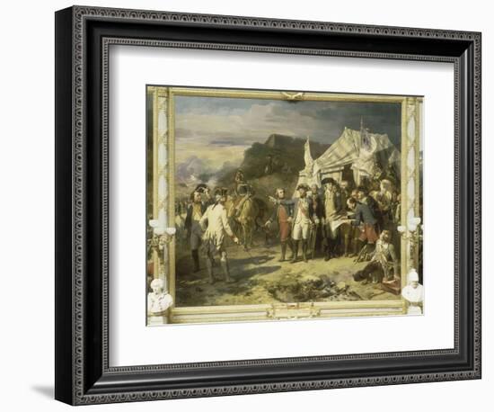 Siège de Yorktown, en octobre 1781-Louis Charles Auguste Couder-Framed Giclee Print